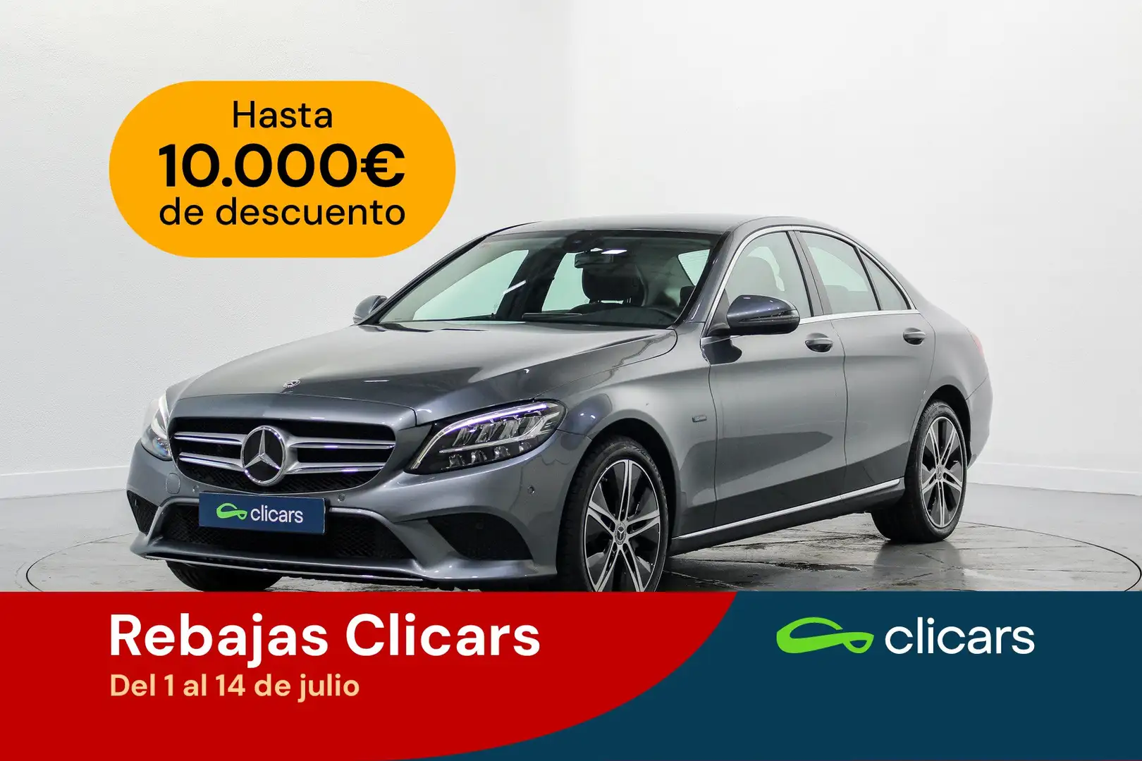 Mercedes-Benz C 300 de 9G-Tronic Gris - 1