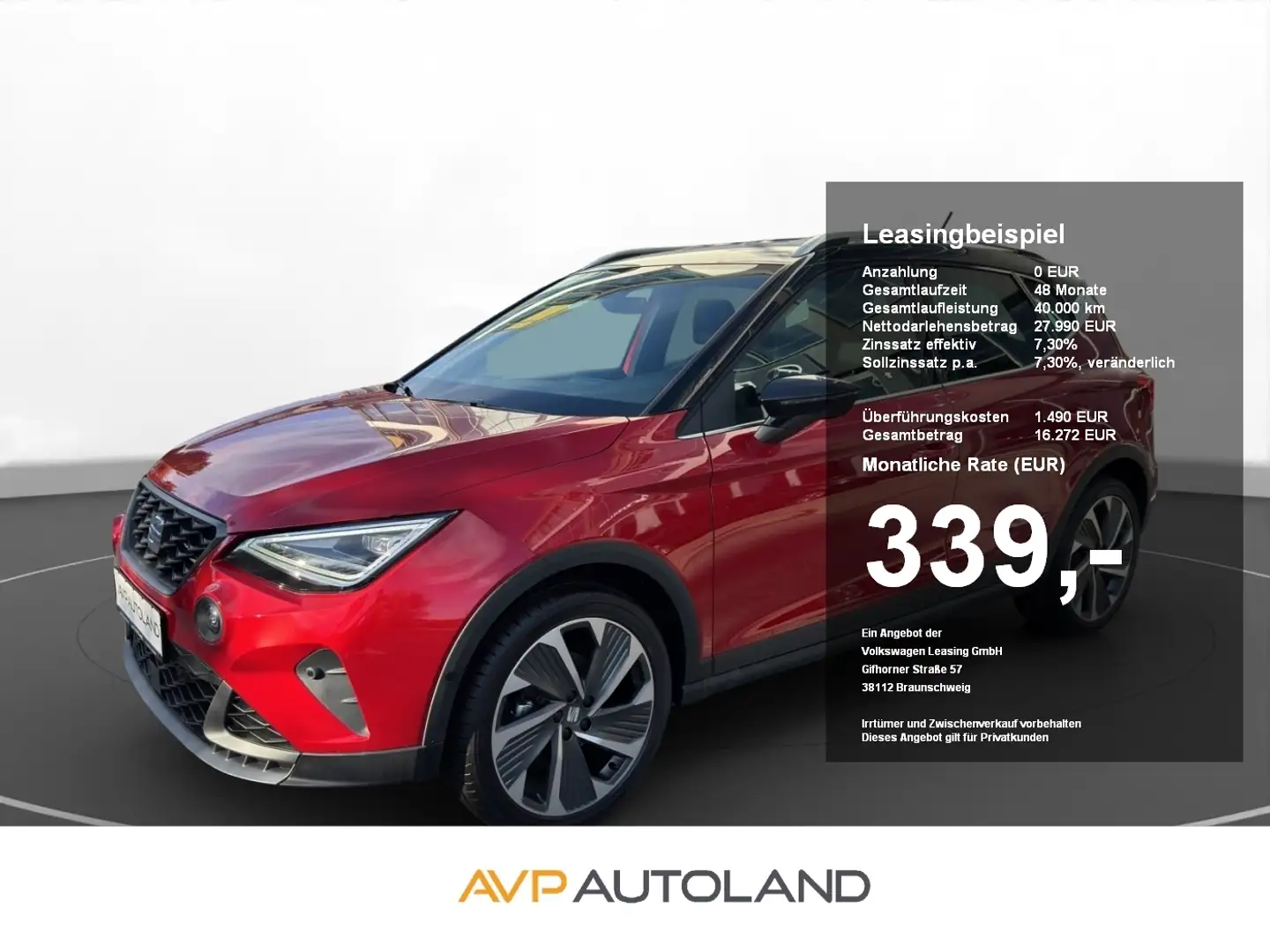 SEAT Arona 1.0 TSI FR | NAVI | LED | ACC Rot - 1