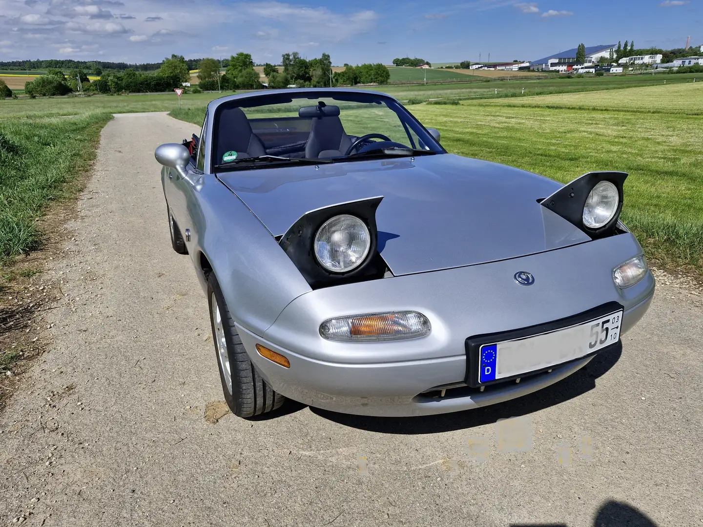 Mazda MX-5 1,9 NA , SHZ, AHK, Hardtop Argent - 1