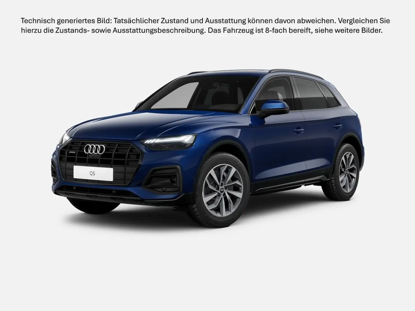 Audi Q5 45 TFSI quattro S tronic advanced Matrix|AHK Blau - 1