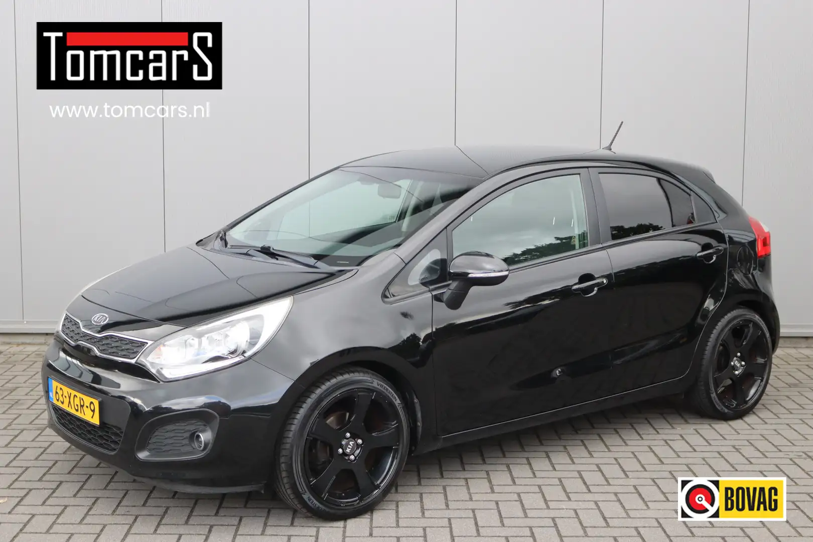 Kia Rio 1.2 CVVT Super Pack Cruise-control/Climate-control Zwart - 1