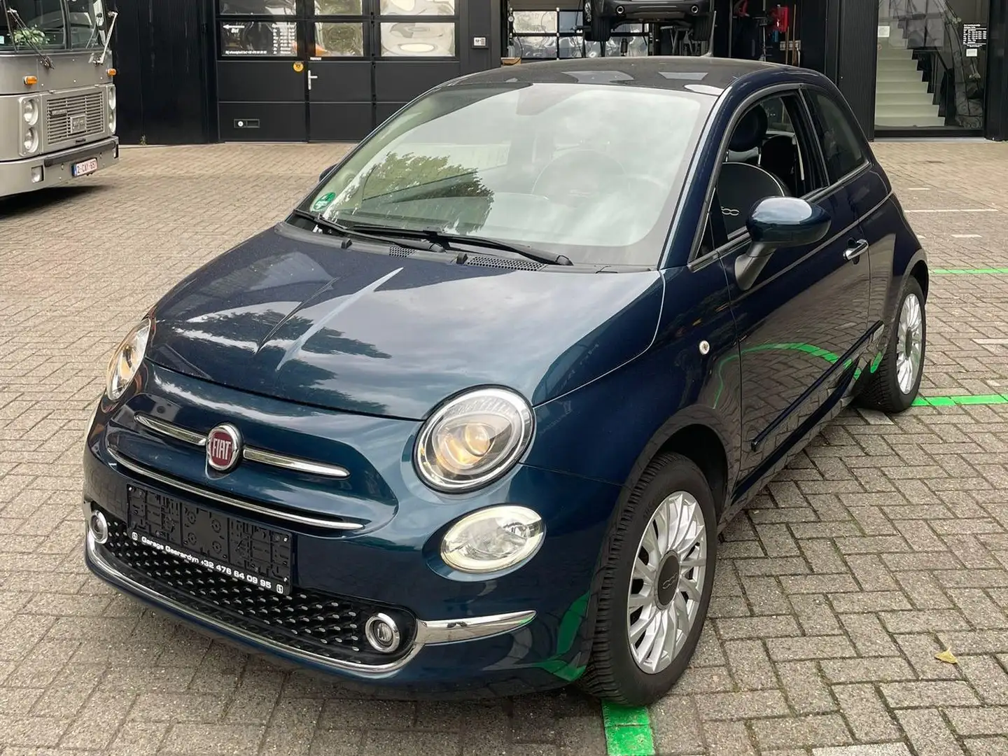 Fiat 500 500 1.2 8V Dualogic Lounge Bleu - 1