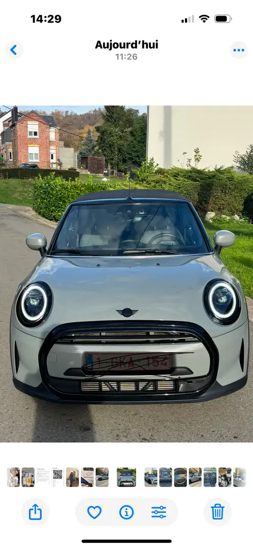 MINI One Cabrio Mini Cabriolet 1.5 One OPF Grijs - 2