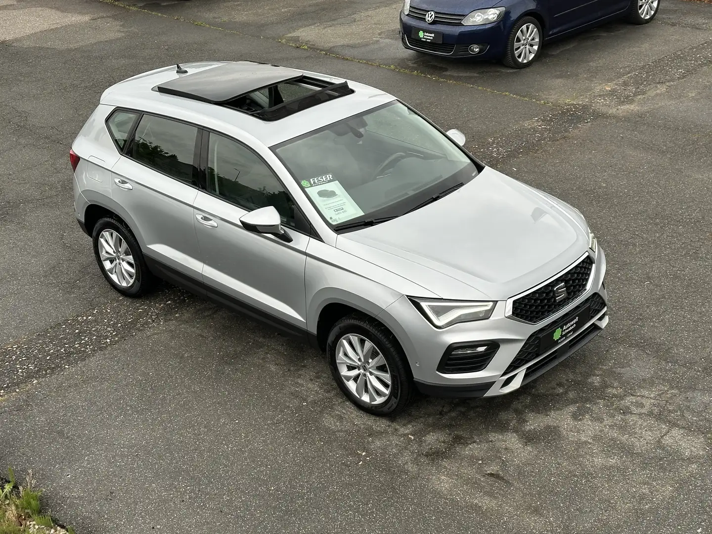 SEAT Ateca Style 2.0 TDI PANO LED KAMERA ACC NAVI Silber - 1