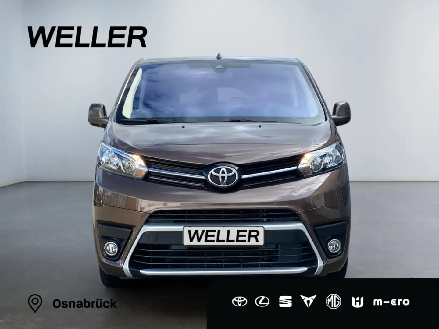 Toyota Proace 2,0-l-D-4D L2 Verso Shuttle Comfort *9 Sitzer* Brun - 2