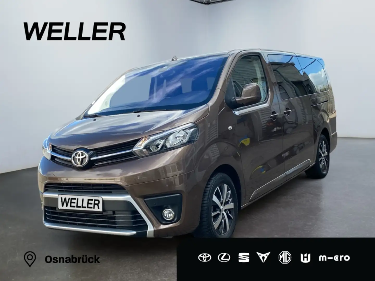 Toyota Proace 2,0-l-D-4D L2 Verso Shuttle Comfort *9 Sitzer* Brun - 1