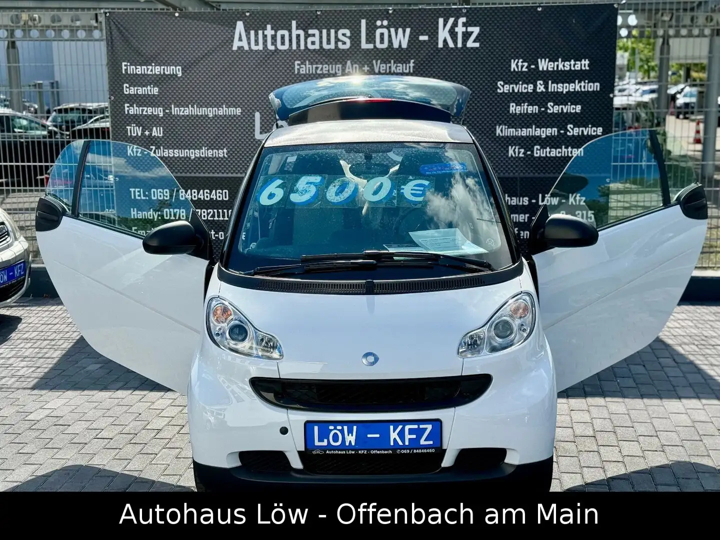 smart forTwo SEHR GEPFLEGT TÜV NEU SCHECKHEFT SR+WR Blanc - 1