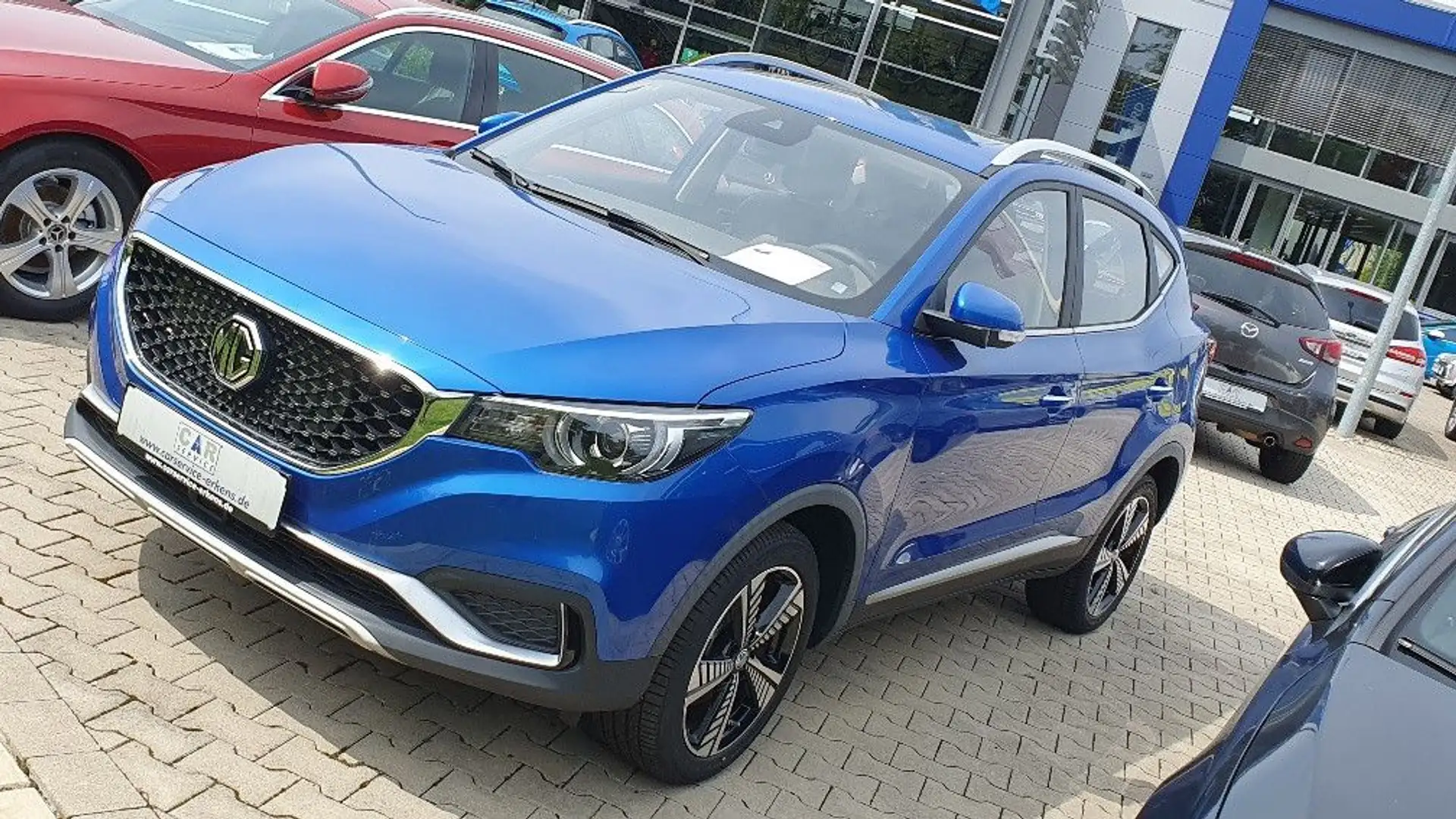 MG ZS 45kWh Luxury Tageszulassung Navi Leder Pano ! Blau - 2