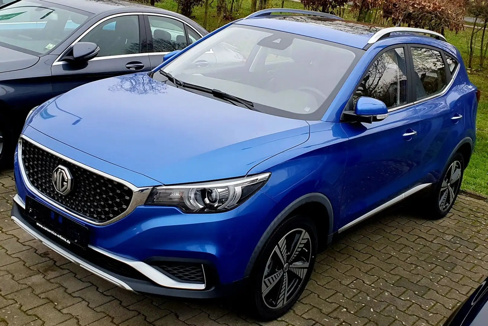 MG ZS 45kWh Luxury Tageszulassung Navi Leder Pano ! Blau - 1