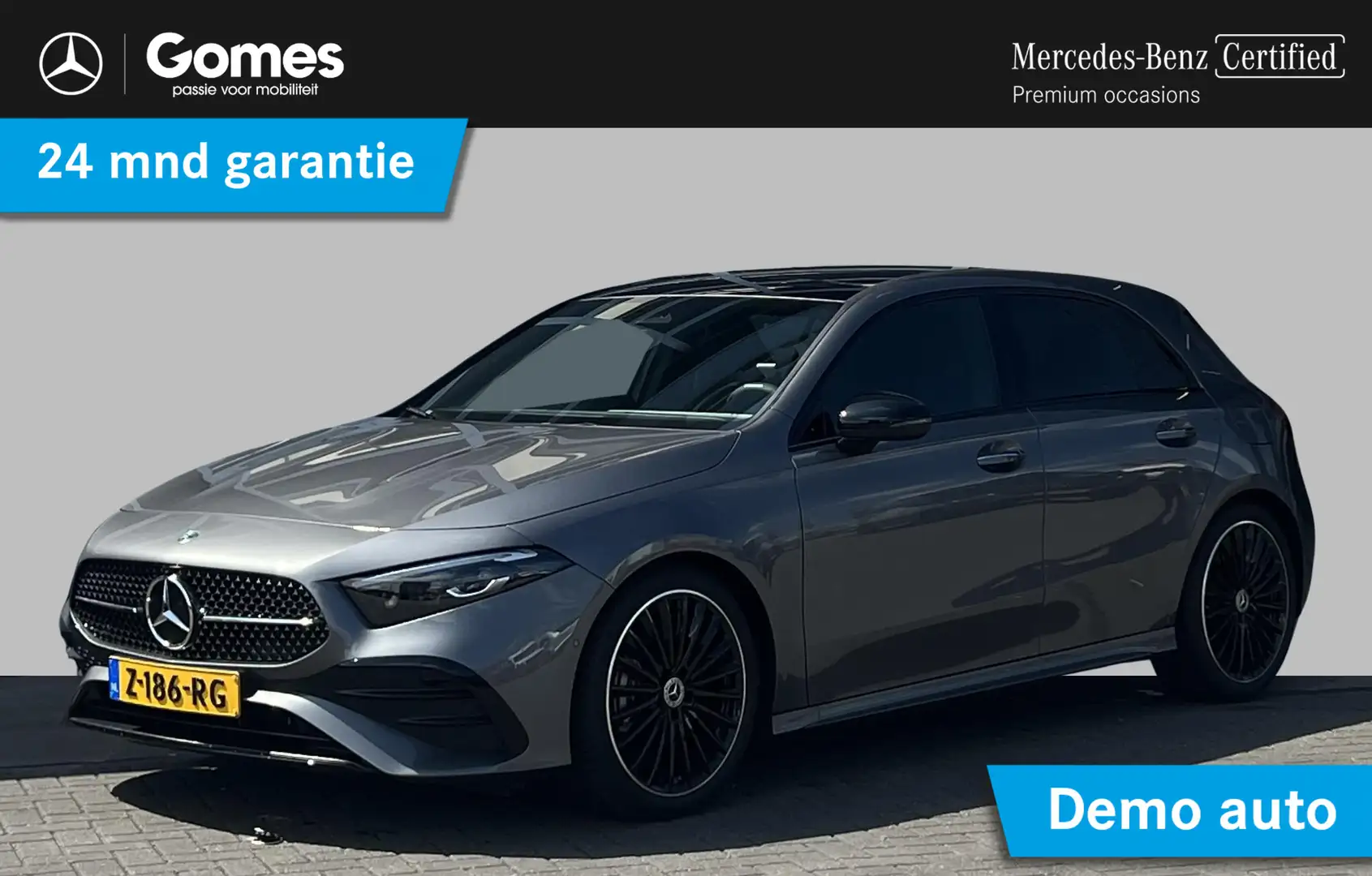 Mercedes-Benz A 200 AMG Line | Premium Pakket | Night Pakket | Panoram Grau - 1