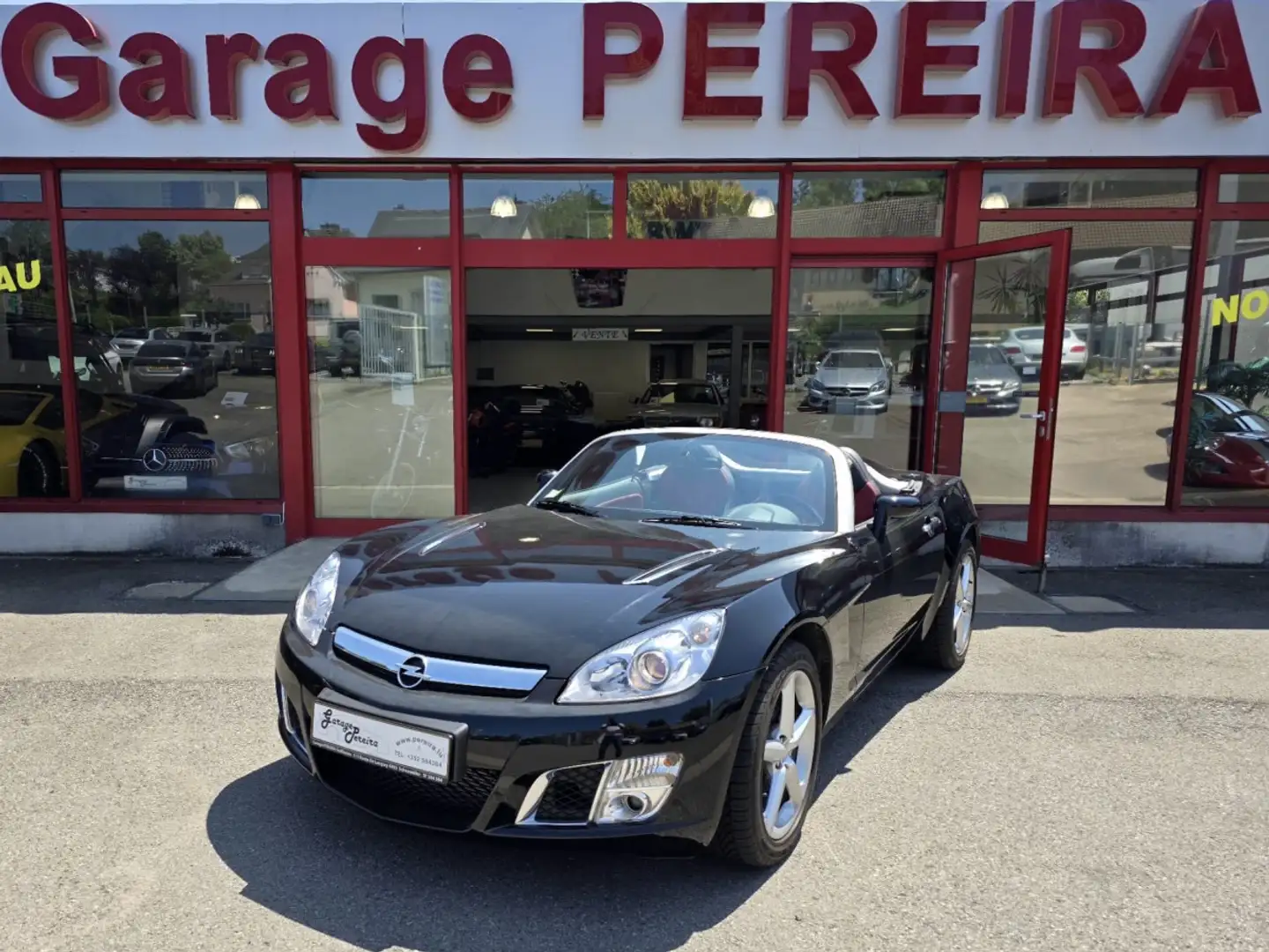 Opel GT 2.0 TURBO ROADSTER CUIR FULL HISTORIC 1 HAND Noir - 2