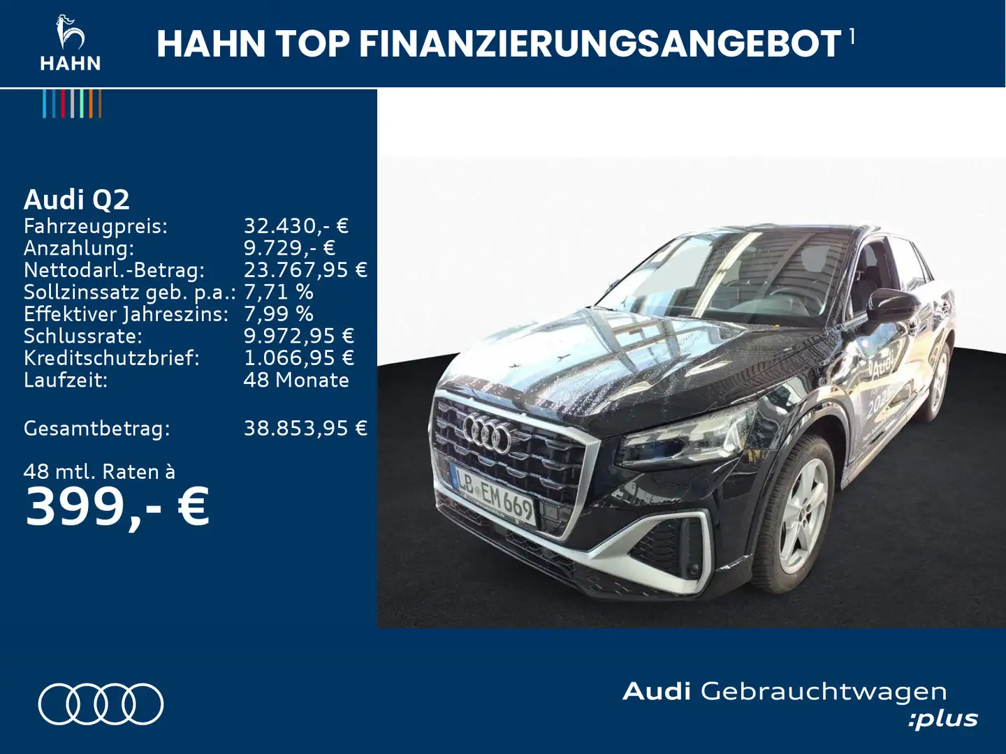 Audi Q2 35TFSI S-tronic S line Navi Matrix CAM Sitzhg Schwarz - 2