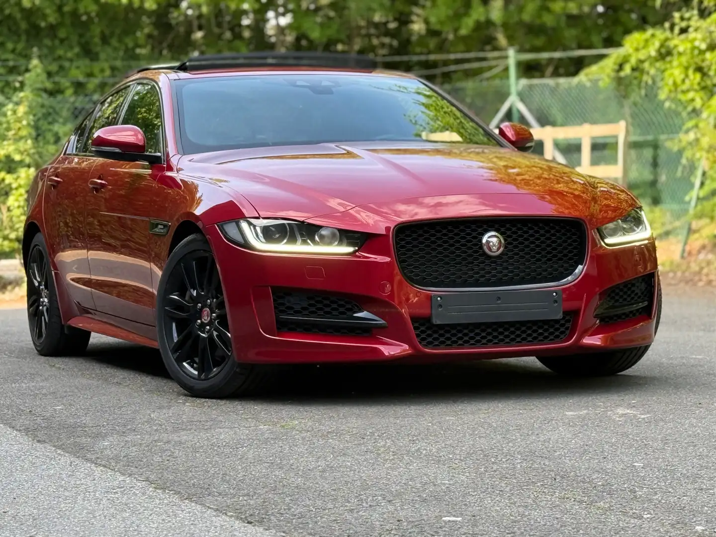 Jaguar XE 2.0 T R-Sport-Navi-Pano-Leder-Led-Carplay-2019 Rot - 2
