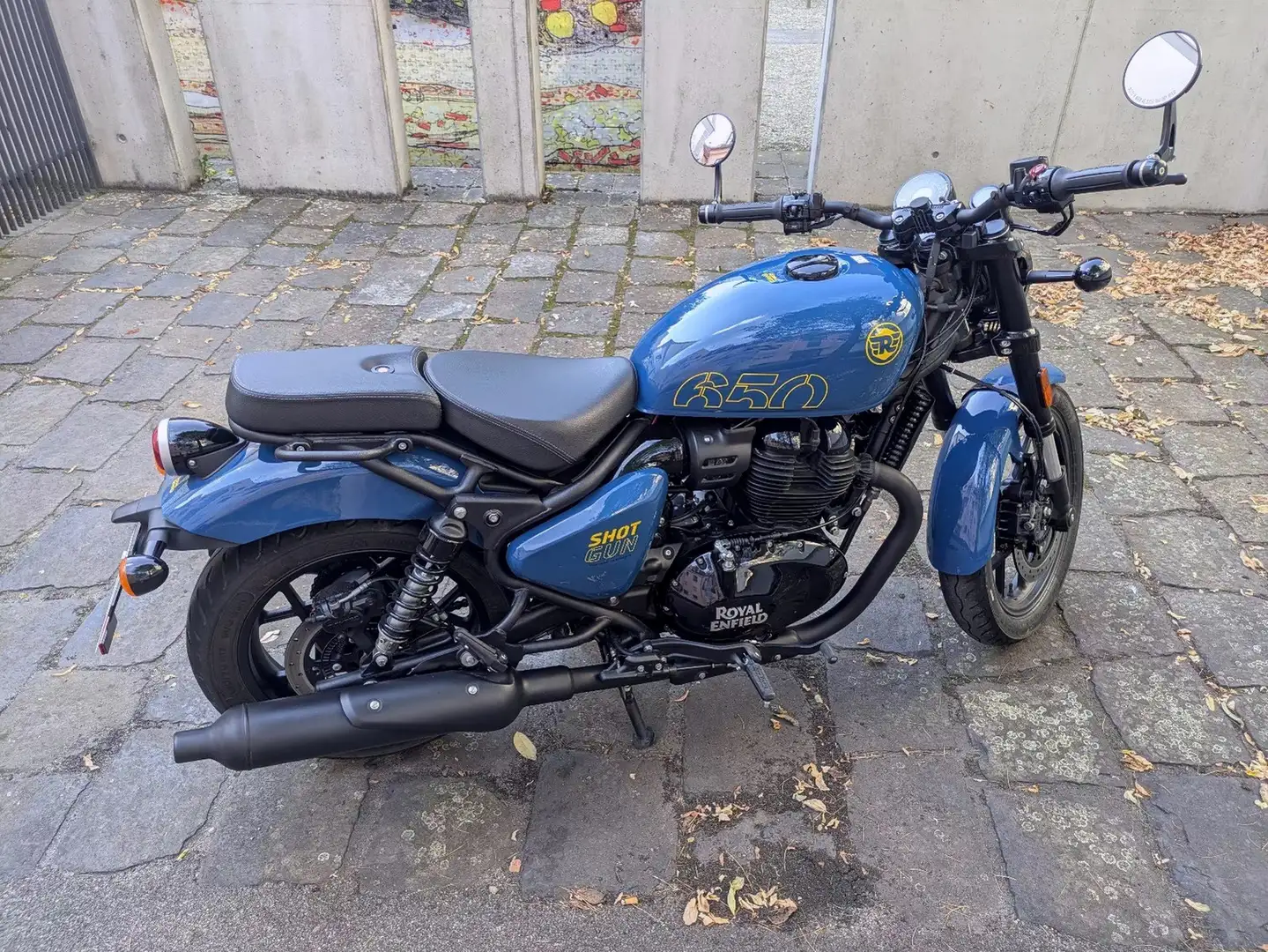 Royal Enfield Shot Gun 650 Albastru - 2