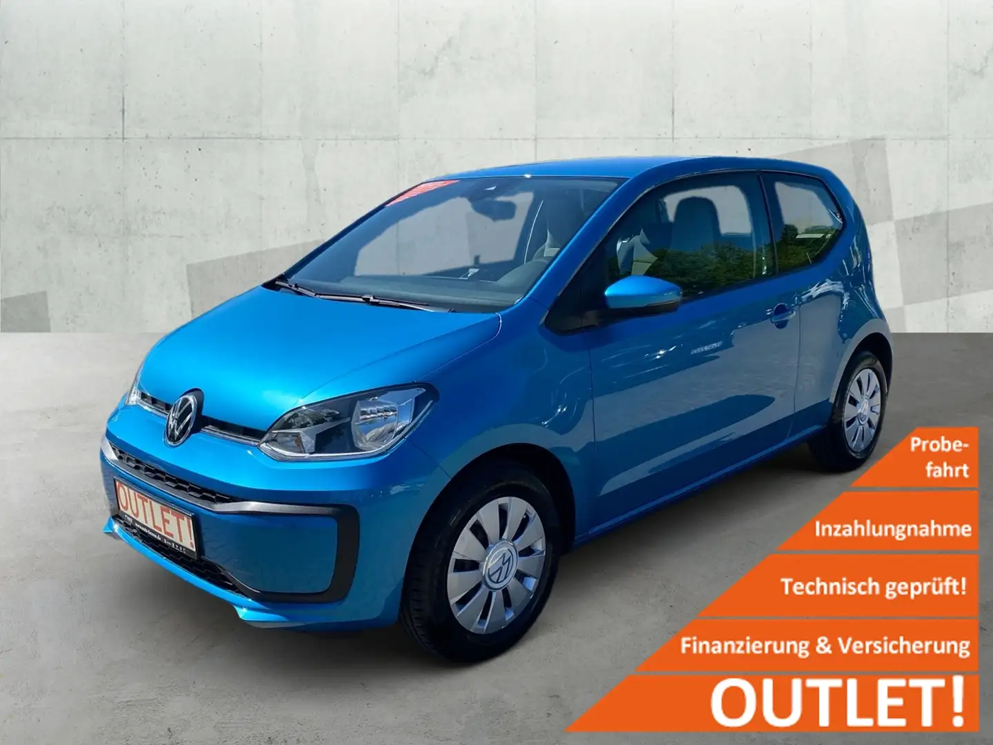 Volkswagen up! 1.0 MOVE! *RADIO *KLIMA *TELEFON * Blau - 2