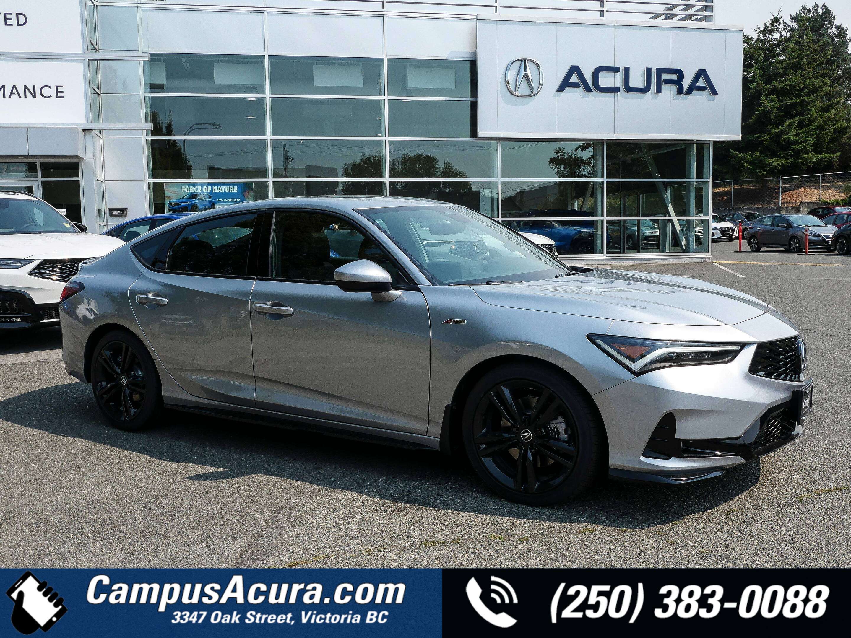 Silver 2026 Acura Integra Hatchback Front-Wheel Drive Automatic