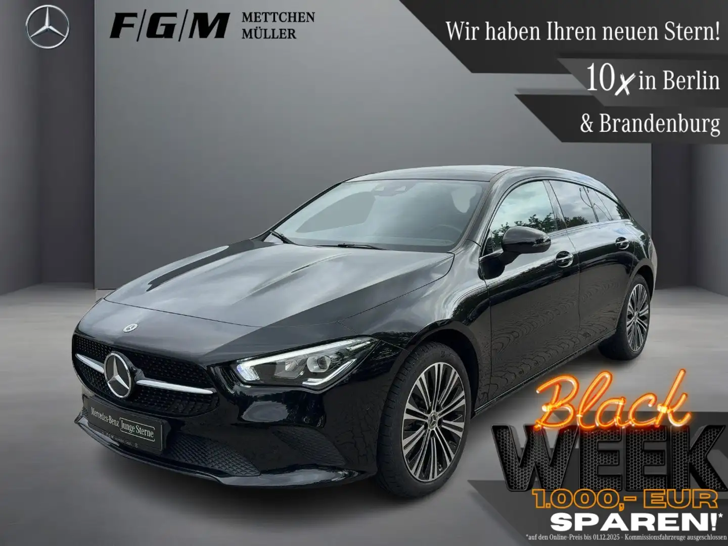 Mercedes-Benz CLA 250 e SB Progressive Burm|HeadUp|S-Dach|Pano Schwarz - 1