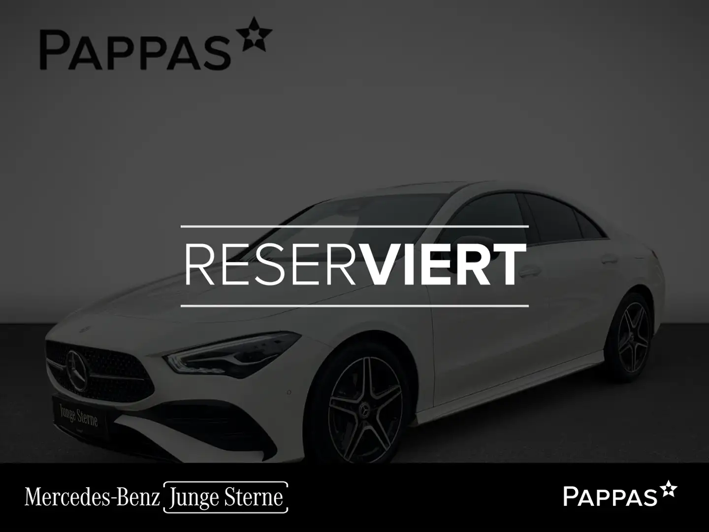 Mercedes-Benz CLA 200 Coupé PTS Cam Navi AUT Wide LED Leder Weiß - 1