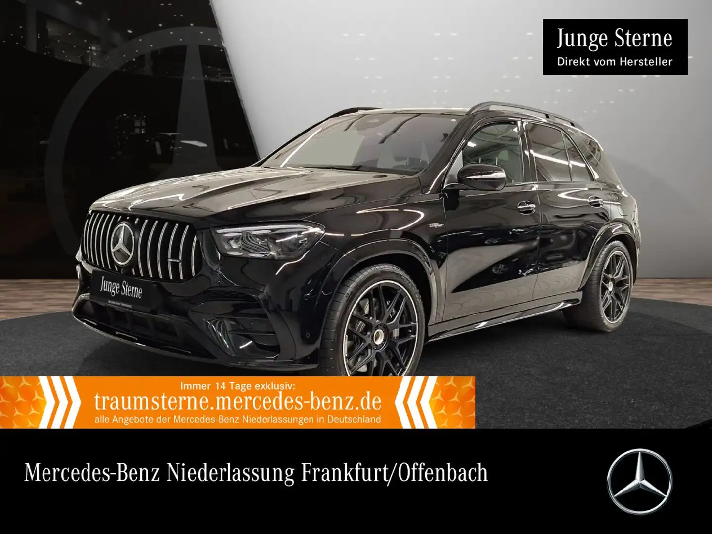 Mercedes-Benz GLE 53 AMG GLE 53 HYBRID 4M NIGHT+PANO+360+AHK+MULTIBEAM+22" Schwarz - 1