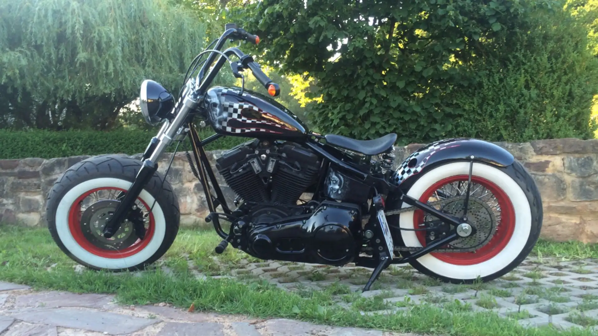 Harley-Davidson Custom Bike FXST Softail Nero - 1