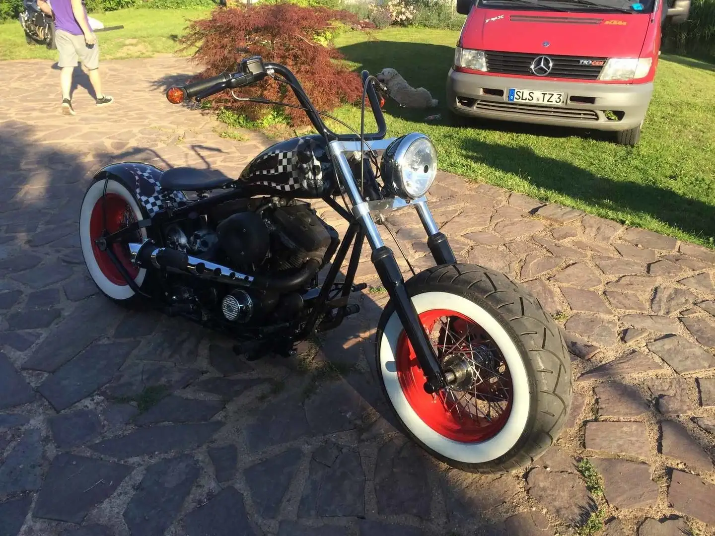Harley-Davidson Custom Bike FXST Softail Nero - 2