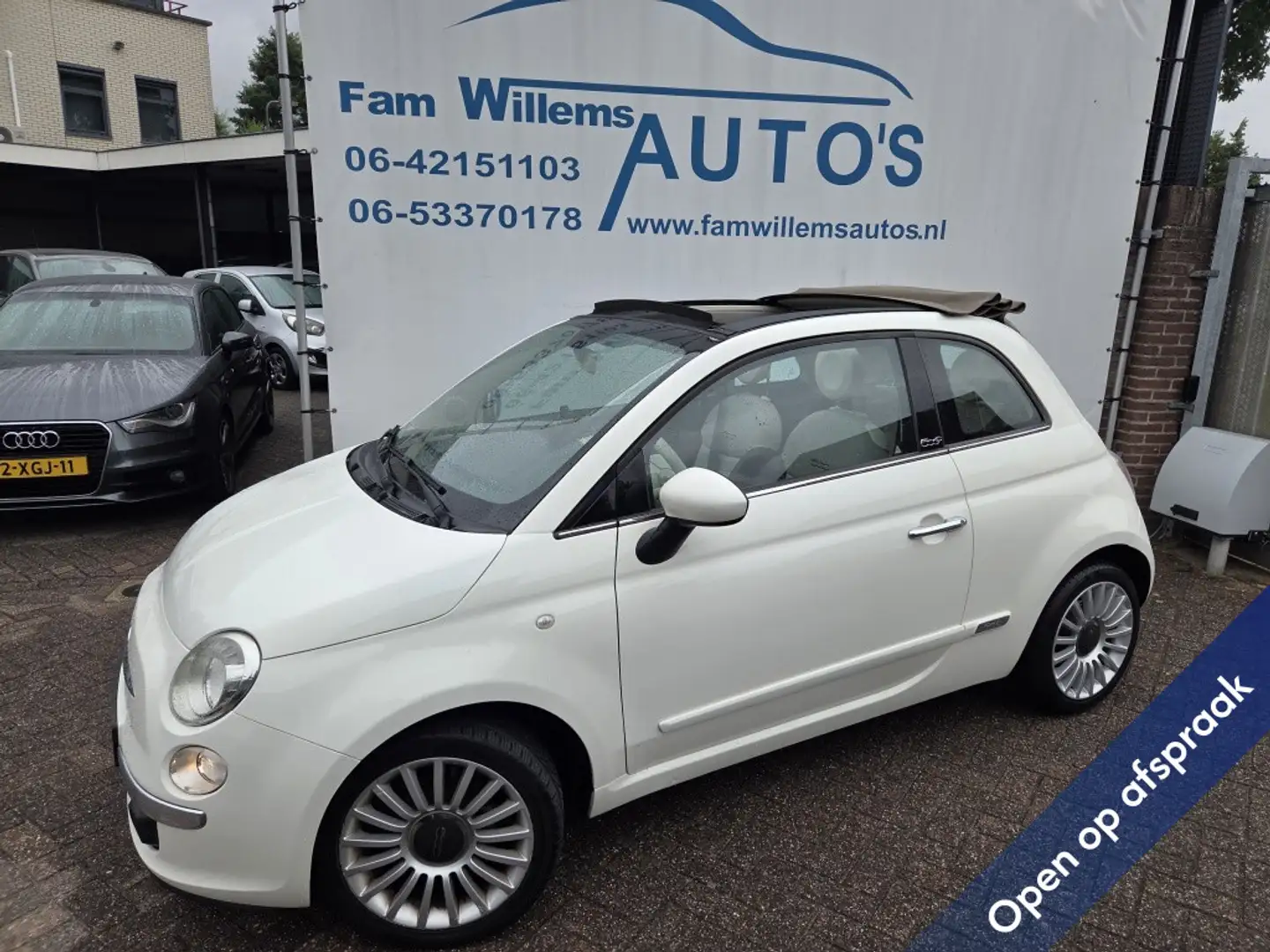 Fiat 500C 0.9 TwinAir Lounge Blanco - 1