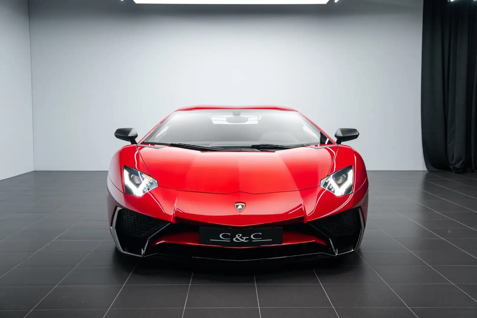 Lamborghini Aventador SV/1. HAND/PPF/SCHECKHEFTGEPFLEGT Rot - 2