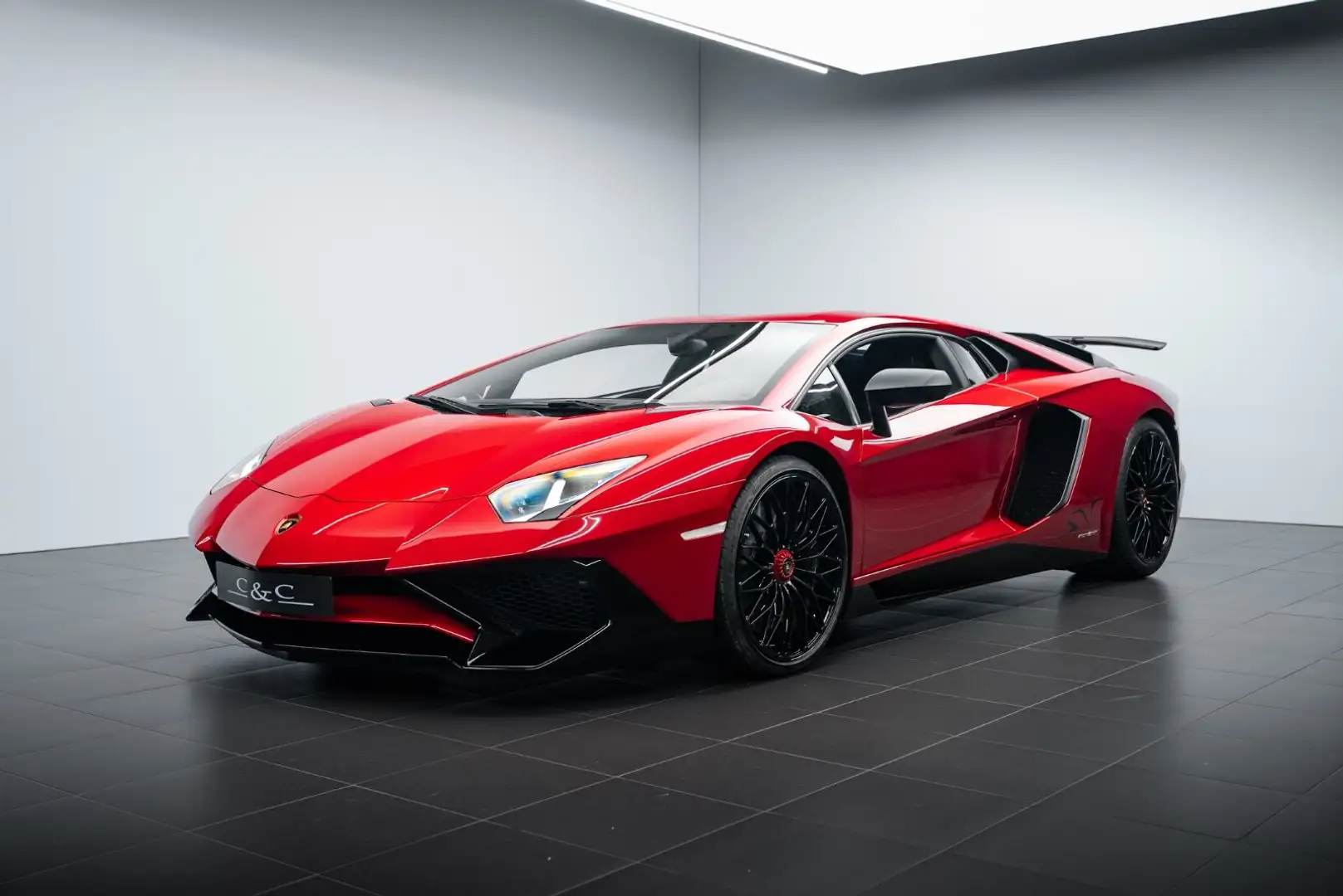 Lamborghini Aventador SV/1. HAND/PPF/SCHECKHEFTGEPFLEGT Rot - 1