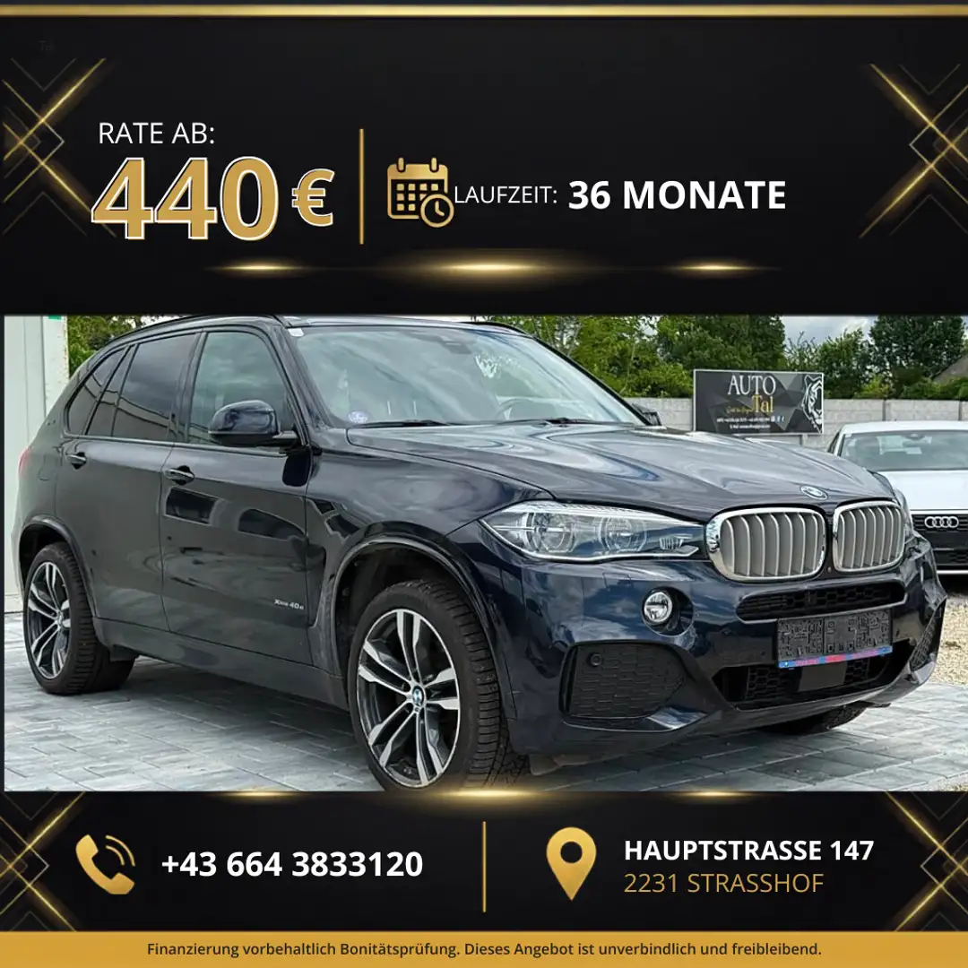 BMW X5 PHEV xDrive40e M-PAKET Aut. Schwarz - 1