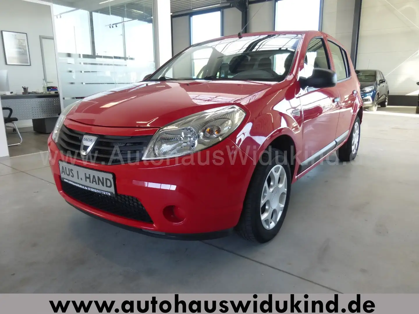 Dacia Sandero 1.2 Ambiance Eco Klima TÜV AU neu 1.HAND Rot - 1