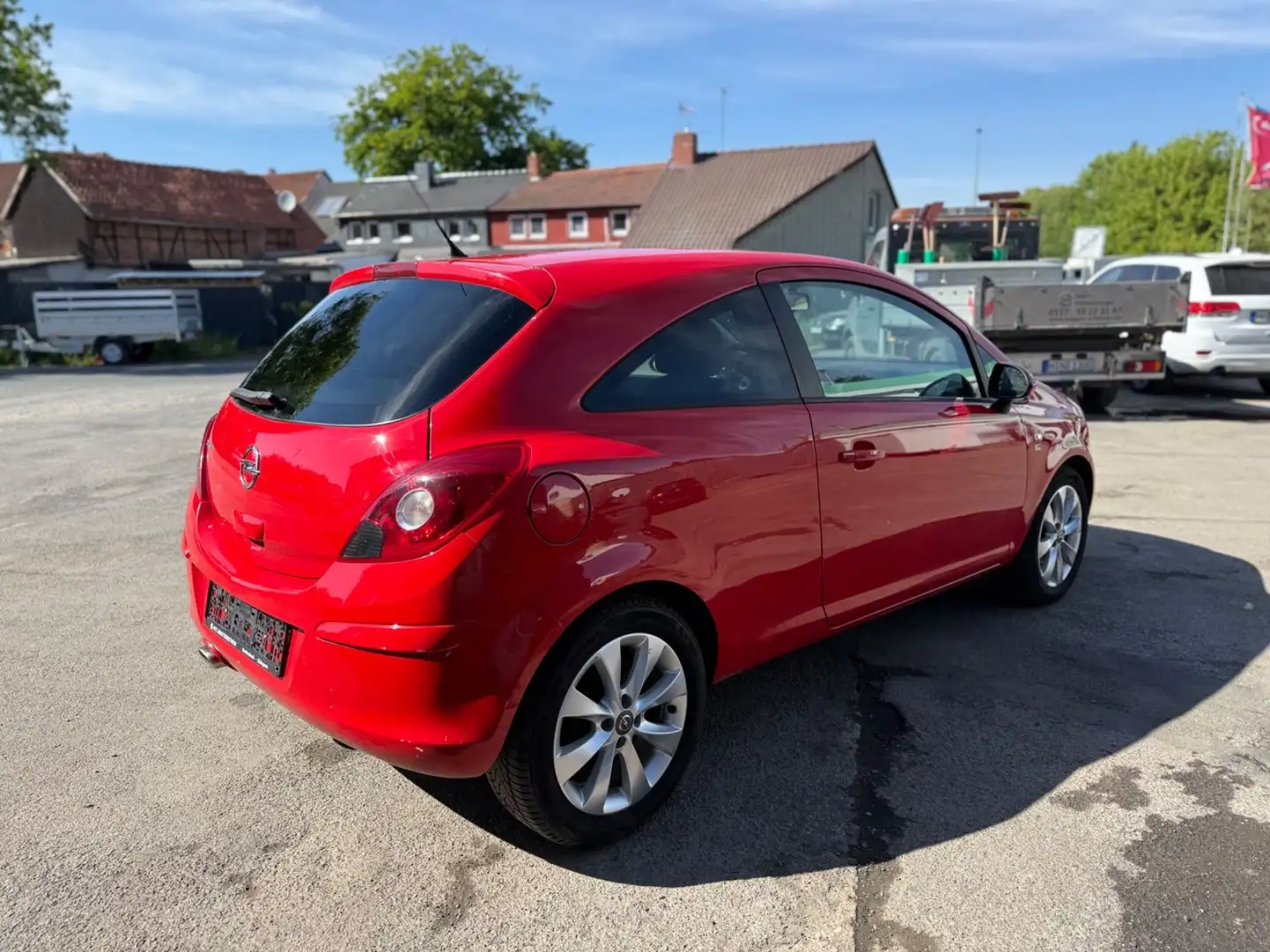 Opel Corsa D 150 Jahre Opel HU/AU SERVICE NEU Czerwony - 2