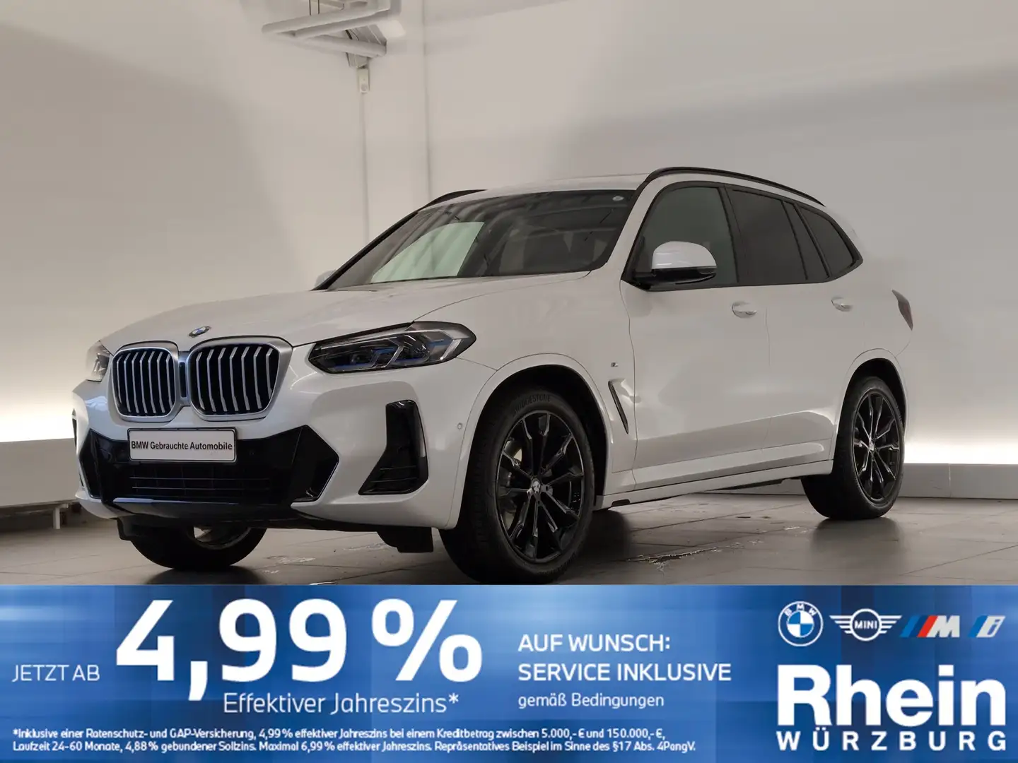 BMW X3 xDrive20i M Sportpaket PANO/AHK/HUD PANO/AHK/HUD Weiß - 1