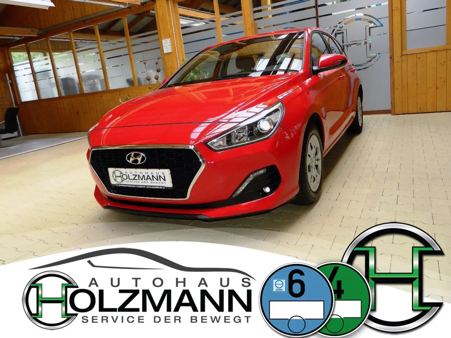 Hyundai i30 cw Kombi 1.0 T-GDI YES!/Navi/Kamera/AHK/SHZ Red - 1
