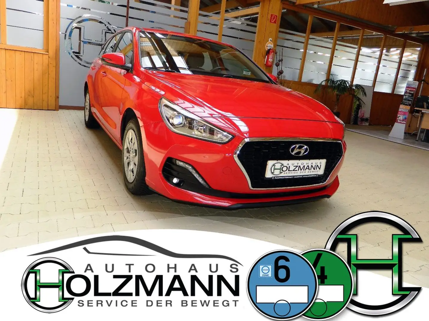 Hyundai i30 cw Kombi 1.0 T-GDI YES!/Navi/Kamera/AHK/SHZ Red - 2