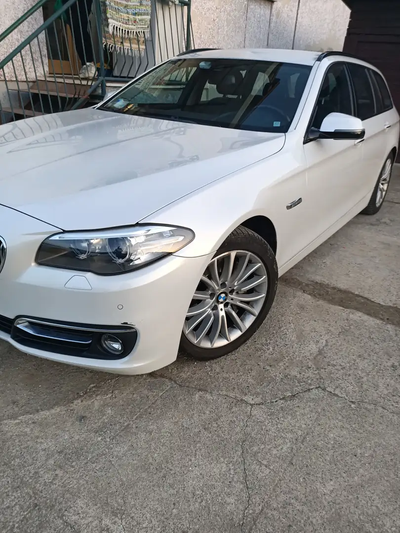 BMW 525 Serie 5 F11 Touring 525d  xdrive Luxury auto E6 Bianco - 1