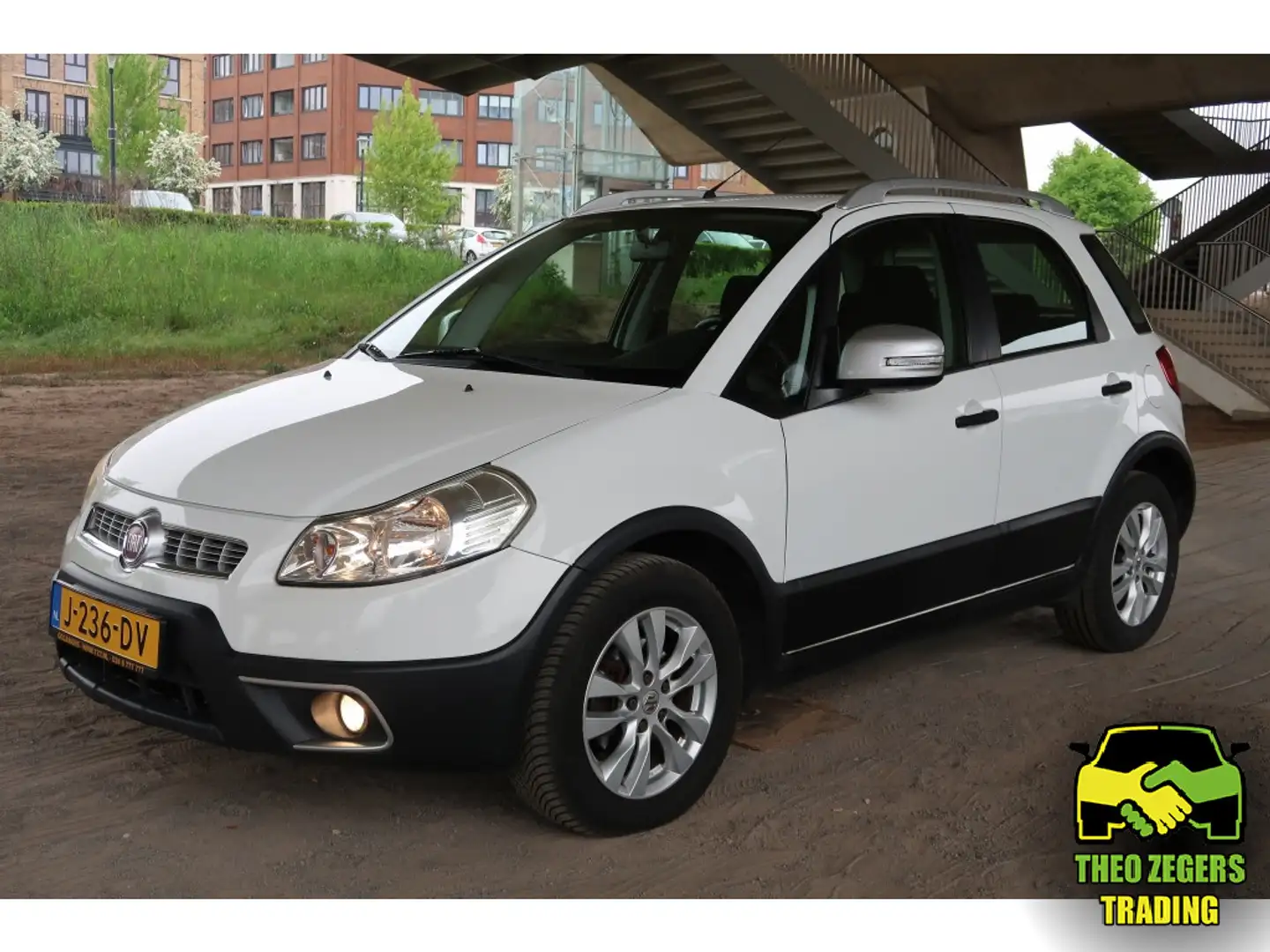 Fiat Sedici 1.6-16V MyLife Airco, nwe APK, weinig km's Wit - 1