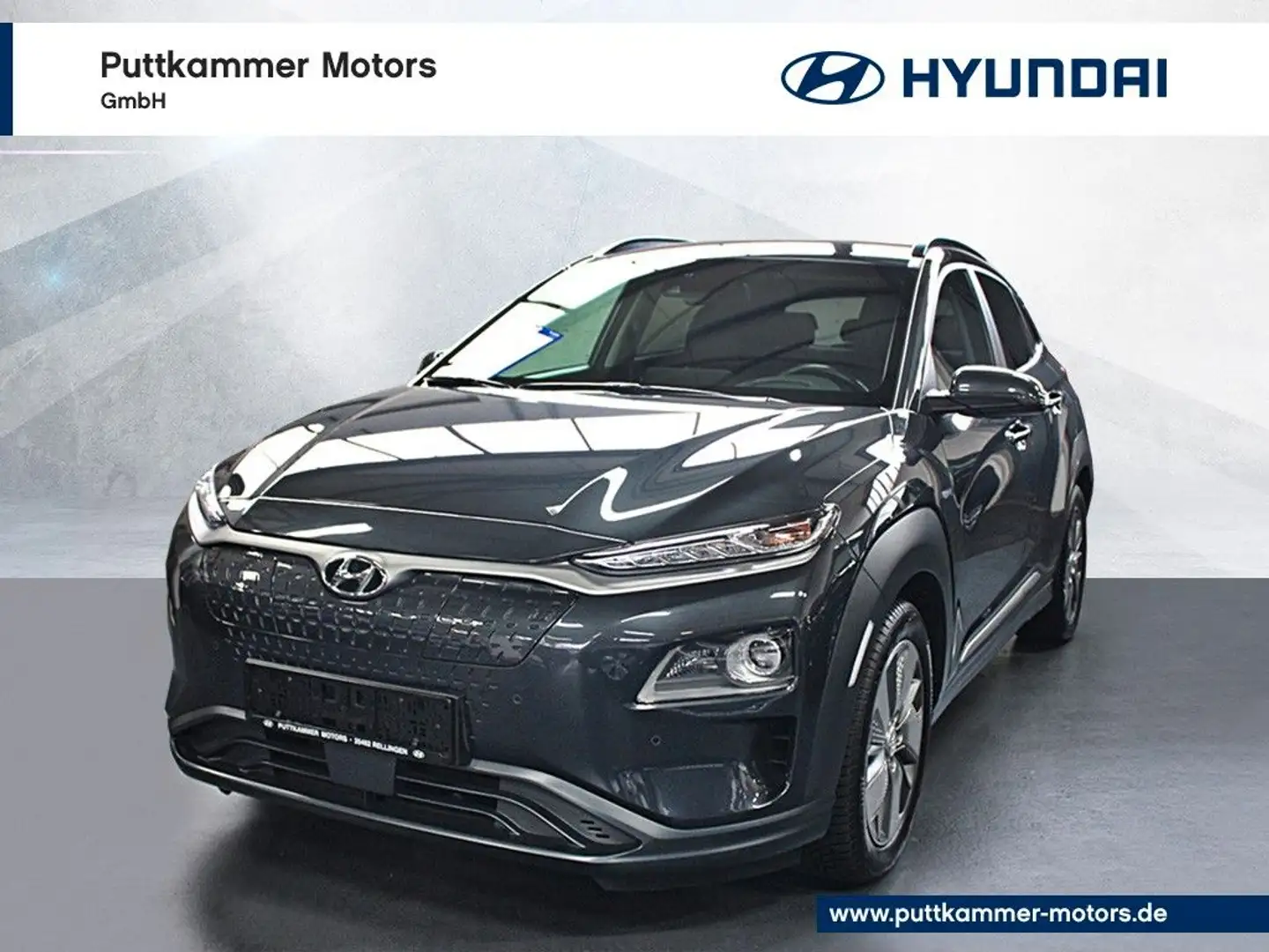 Hyundai KONA Elektro 150 KW Premium Leder/LED/Sitzpaket Grau - 1