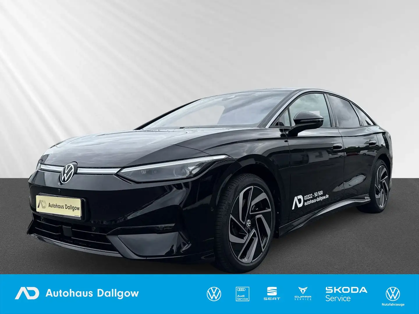 Volkswagen ID.7 Pro LED+Navi+Tempomat+PDC+RFK+ACC+Sitzheiz. Schwarz - 1