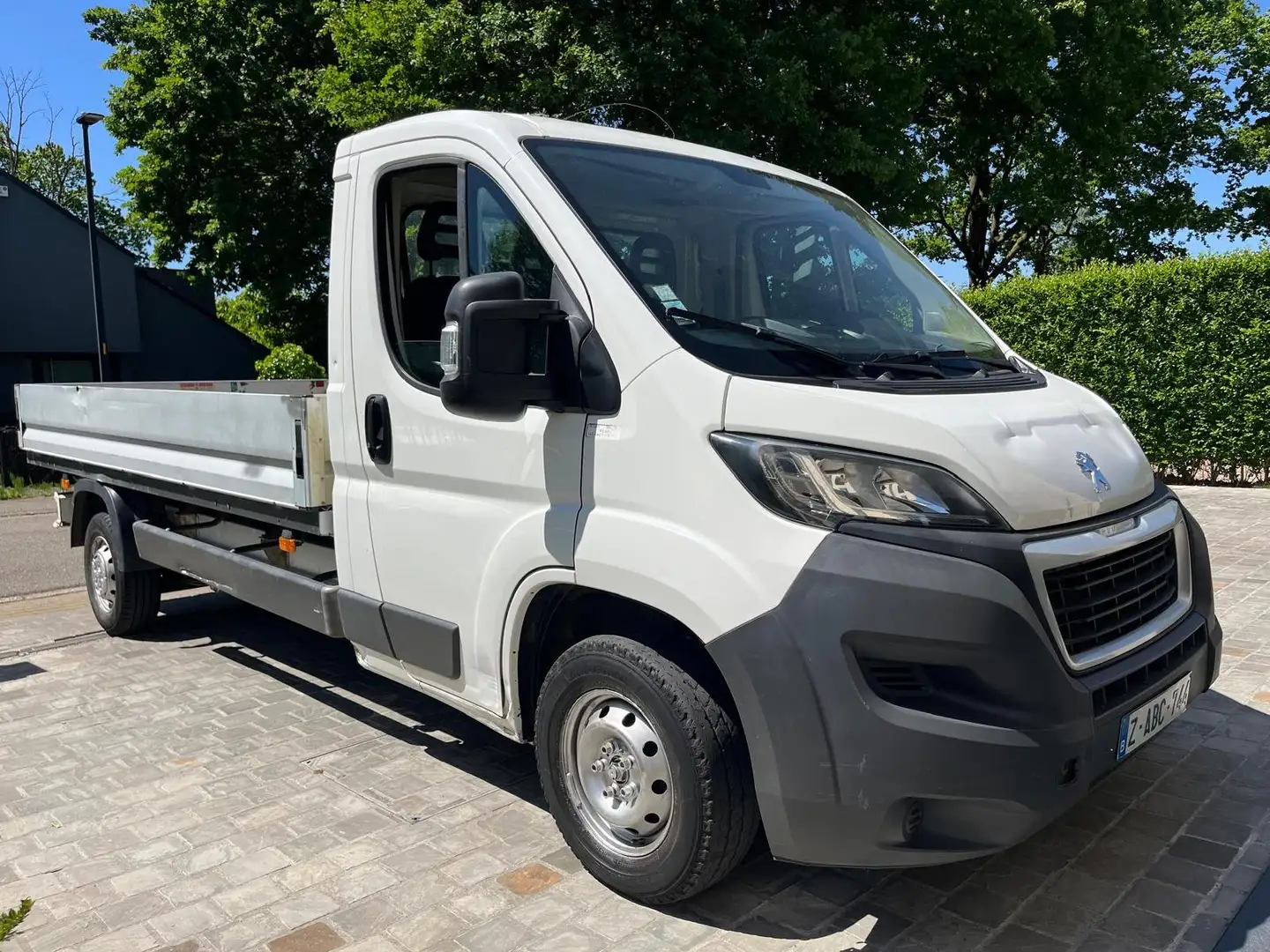 Peugeot Boxer 2.0 BlueHDi Plateau benne Wit - 1