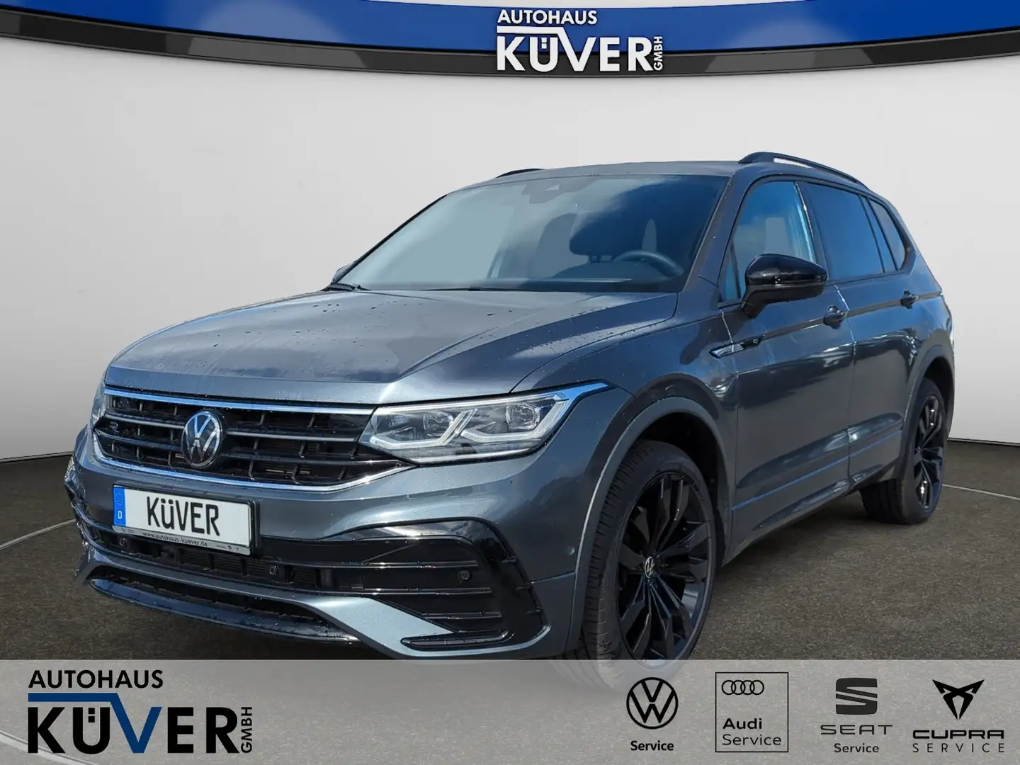Volkswagen Tiguan Allspace R-Line 2,0 TDI DSG 4M+Pano+AHK Grau - 1