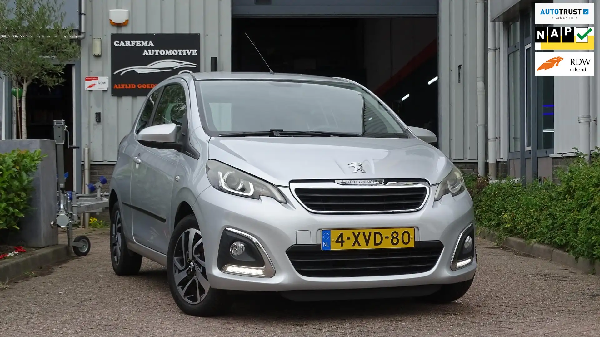 Peugeot 108 1.2 VTi Allure • Lmv Led Scherm Cruise-cont. NAP Gris - 1