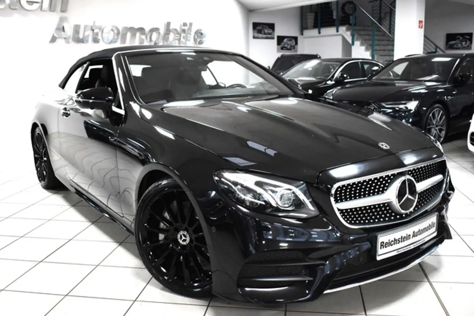 Mercedes-Benz E 350 d Cabrio AMG DISTR CARBON HUD NETTO 39.200 Schwarz - 2