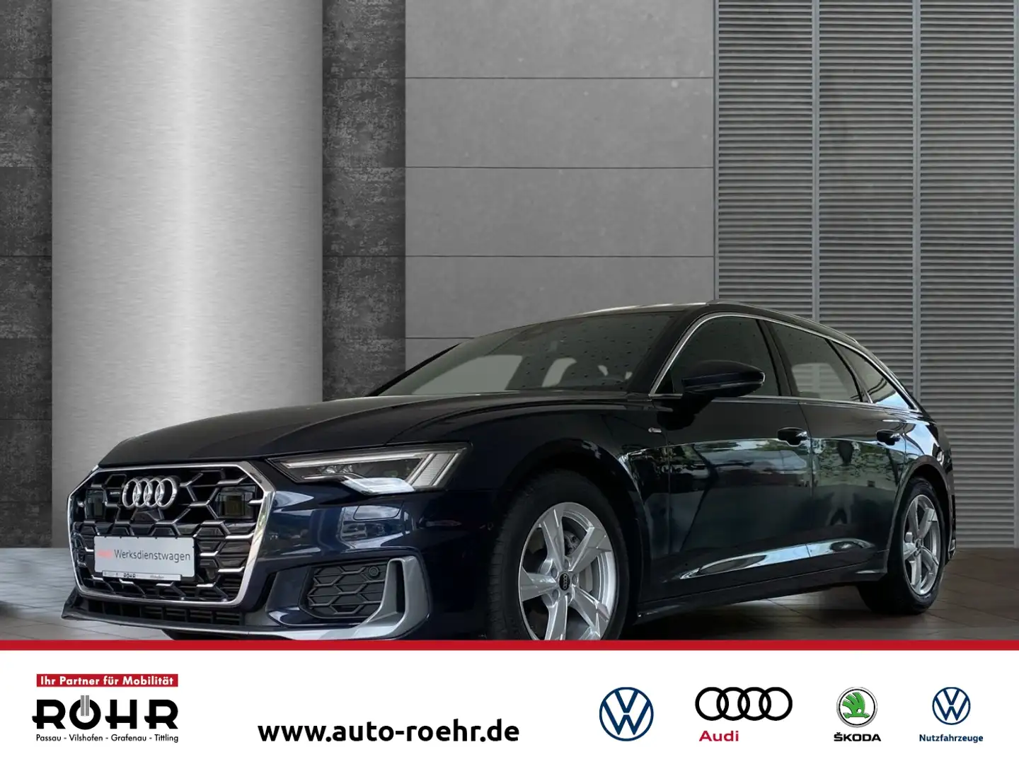 Audi A6 Avant S line (SHZ.PDC.AHK.NAVI.DAB.GRA) 45 TFSI S Blau - 1