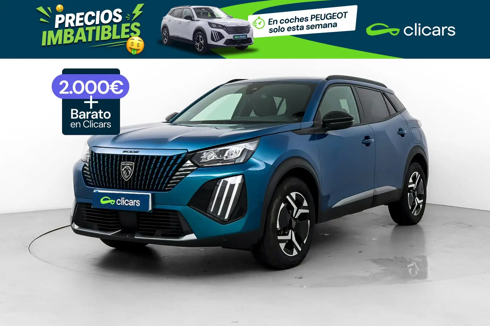 Peugeot 2008 Hybrid 136 Allure eDCS6 Azul - 1