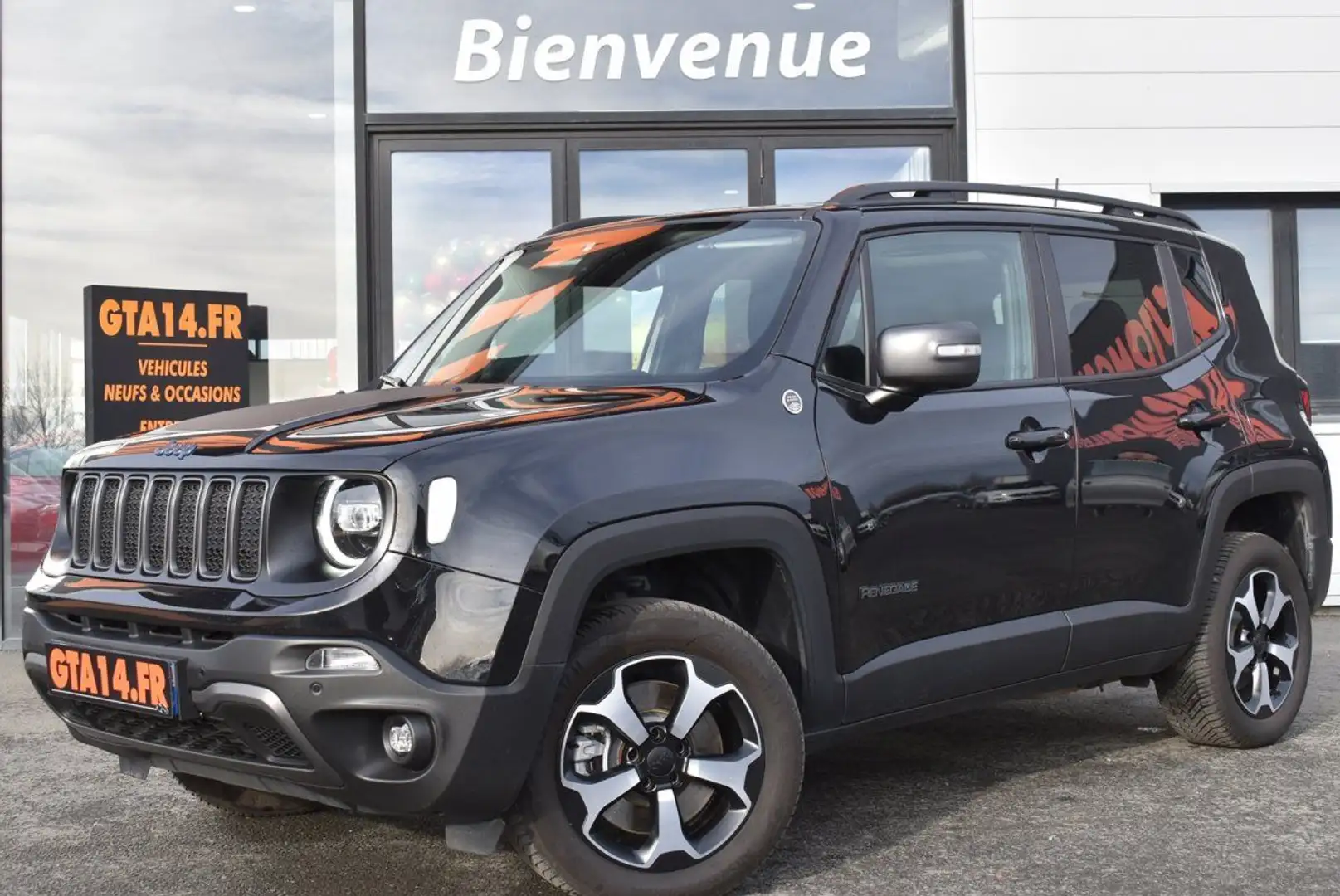 Jeep Renegade 1.3 TURBO T4 240CH 4XE TRAILHAWK AT6 Noir - 1