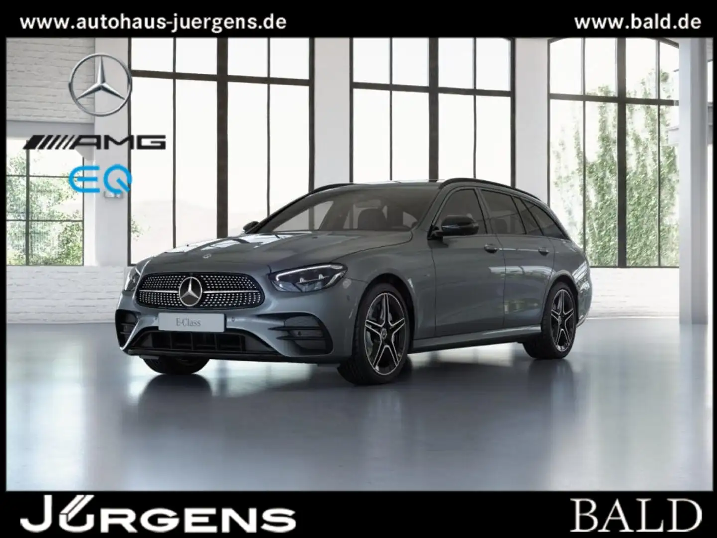 Mercedes-Benz E 300 e T AMG-Sport/AHK/Burm/360/Night/Easy-P Grau - 1