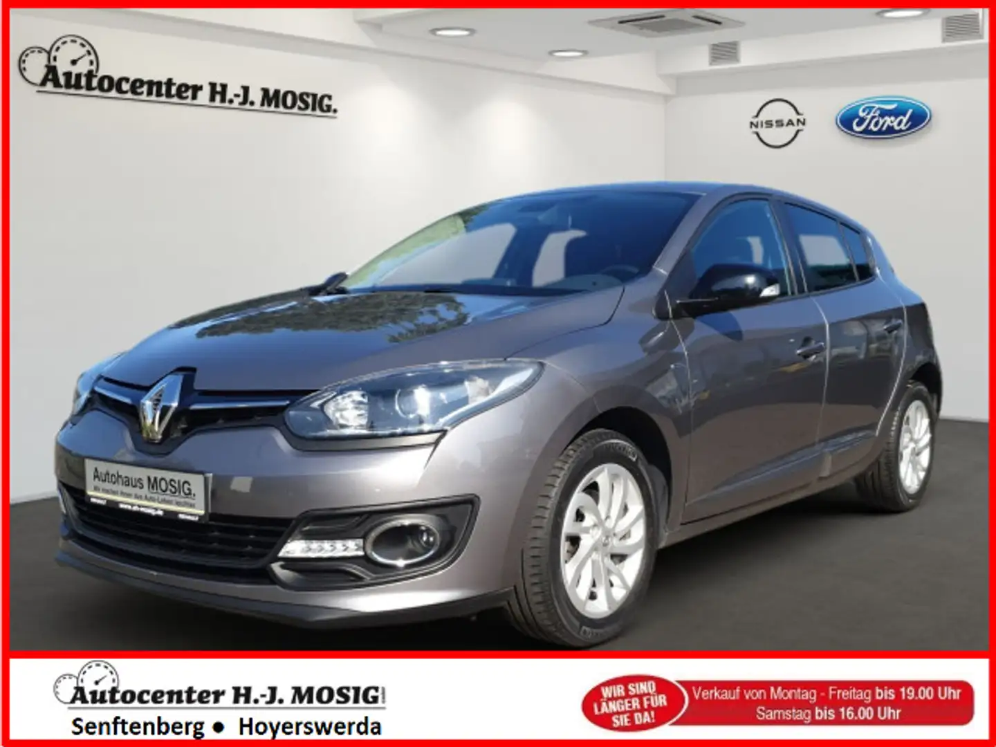 Renault Megane III Limited / Navi / Sitzheizung / WKR Grau - 1