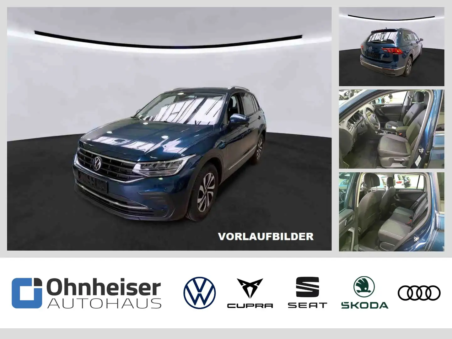 Volkswagen Tiguan 1.5 TSI DSG Active Ansl.Gar*ACC*LED*SHZ*NAV Schwarz - 1