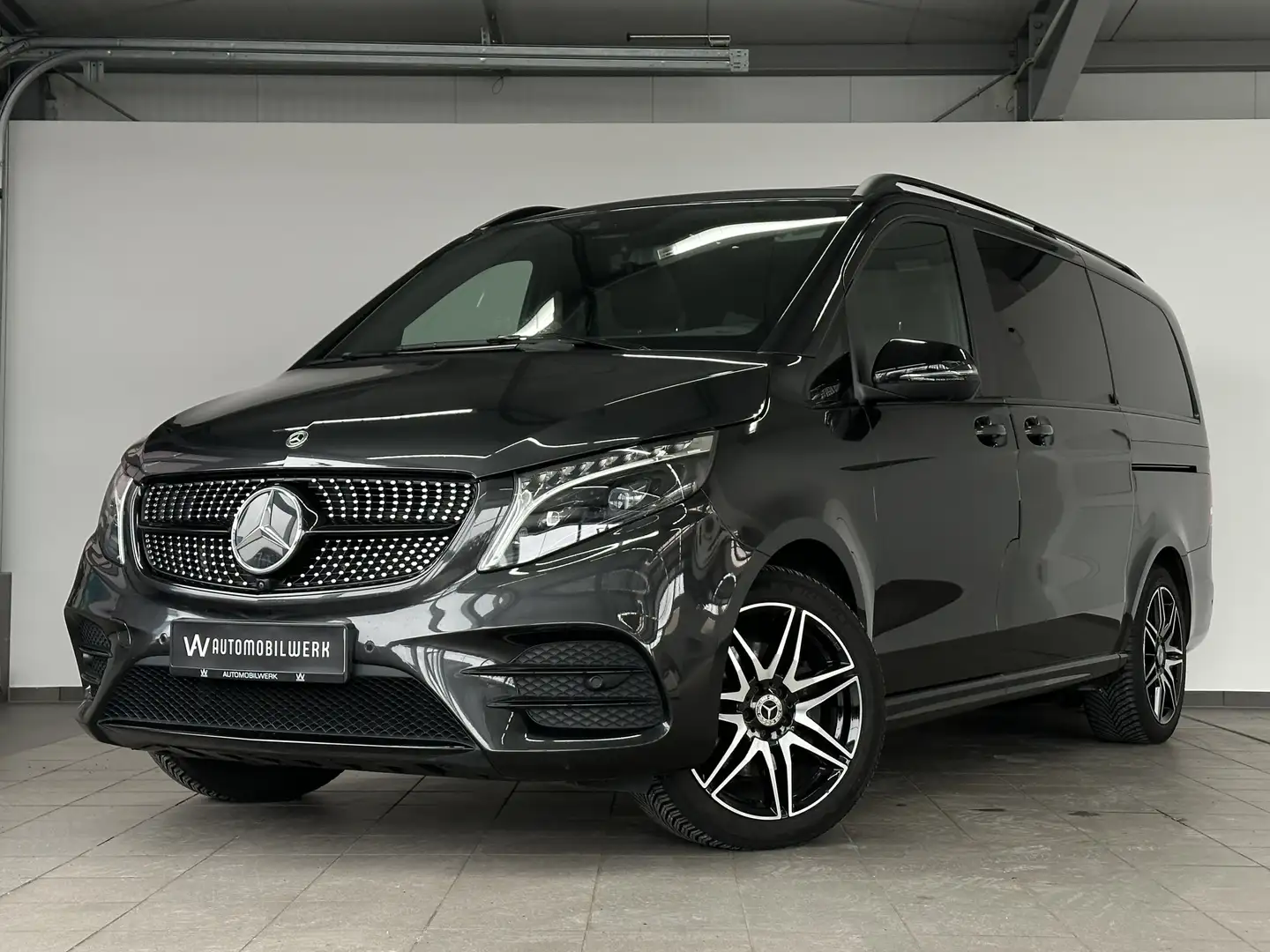 Mercedes-Benz V 300 4M LANG AMG LED|PANO|AHK|BURM|MEMO|360° Gris - 1