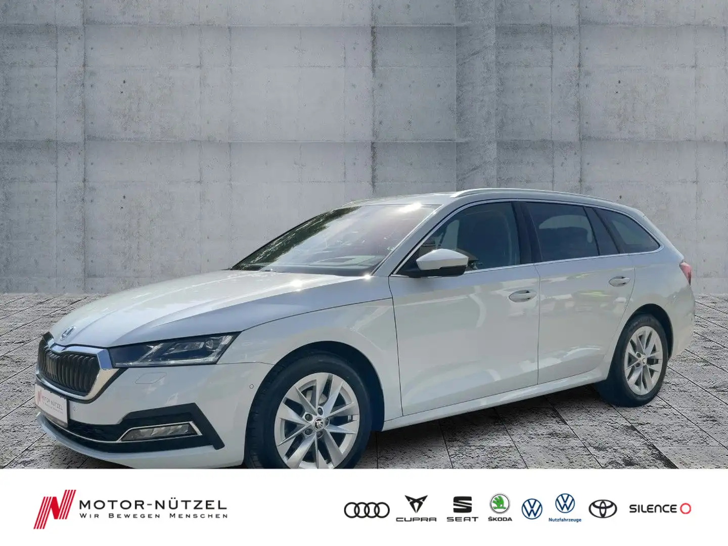 Skoda Octavia Combi 2.0 TDI DSG STYLE MATRIX+NAVI+PANO Weiß - 1